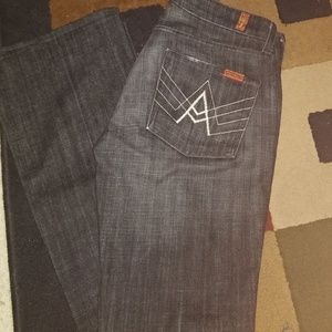 NWOT 7 for All Mankind A Pocket Dark Bootcut 7FAM